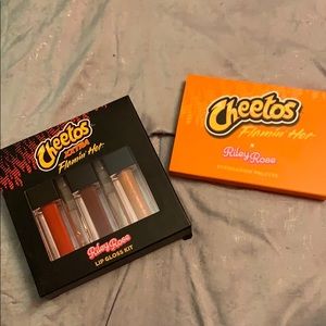 BNIB Cheetos x Riley Rose Eyeshadow Lip Gloss Set